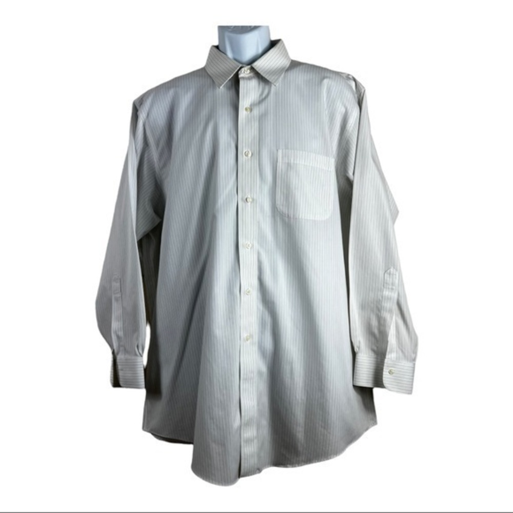Brooks Brother Men Casual Shirt Buttons Down Striped Sz 17-33 Classic